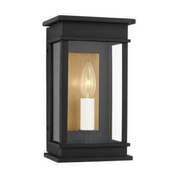 Cupertino  Outdoor Wall Sconce in Textured Black by Visual Comfort Studio