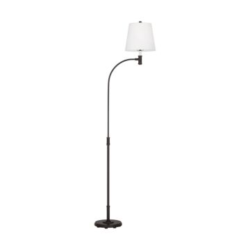 Belmont  Floor Lamp in Aged Iron by Visual Comfort Studio