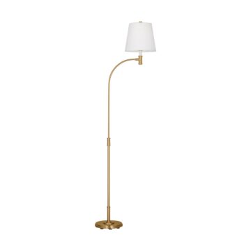 Belmont  Floor Lamp in Burnished Brass by Visual Comfort Studio