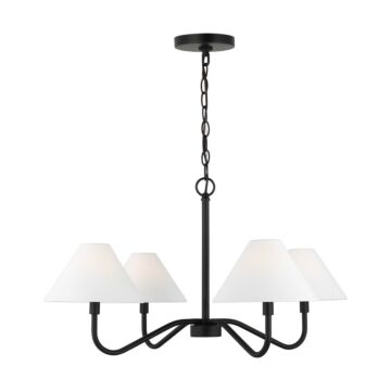 Eldon  Chandelier in Midnight Black by Visual Comfort Studio