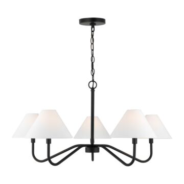 Eldon  Chandelier in Midnight Black by Visual Comfort Studio