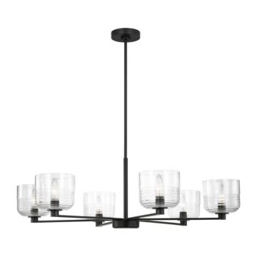 Lochdale  Chandelier in Midnight Black by Visual Comfort Studio