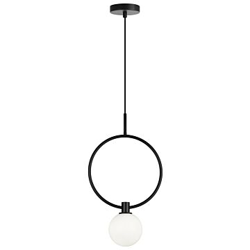 Averley  Pendant in Black by Matteo Lighting