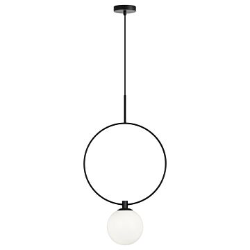 Averley  Pendant in Black by Matteo Lighting