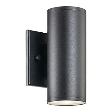 Tubular LED Wall Sconce in Matte Black by Matteo Lighting
