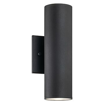 Tubular LED Wall Sconce in Matte Black by Matteo Lighting