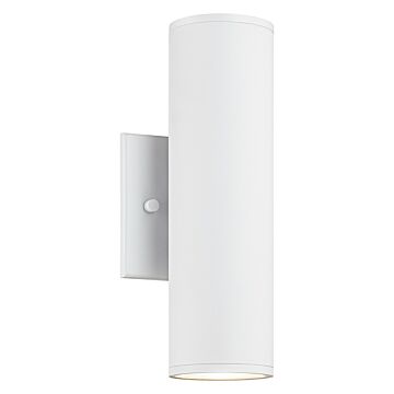 Tubular LED Wall Sconce in Matte White by Matteo Lighting