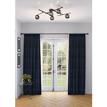 Five Light Semi-Flush Mount