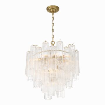 Sophia  Chandelier in Brass by Artcraft Lighting