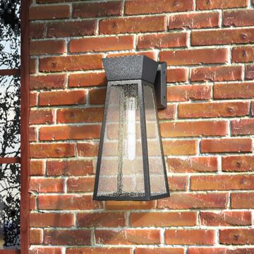 Lucian  Outdoor Wall Mount in Black by Artcraft Lighting