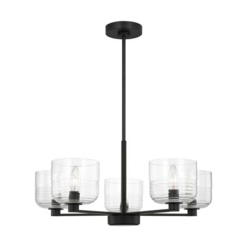 Lochdale  Chandelier in Midnight Black by Visual Comfort Studio