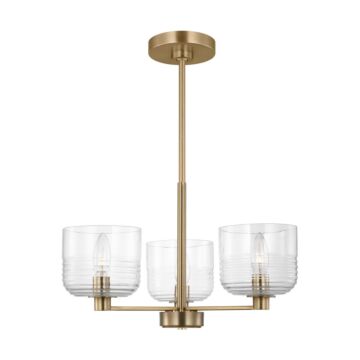 Lochdale  Chandelier in Satin Brass by Visual Comfort Studio