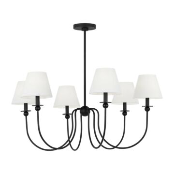 Elsay  Chandelier in Midnight Black by Visual Comfort Studio