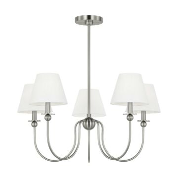 Elsay  Chandelier in Brushed Nickel by Visual Comfort Studio