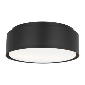 Dartmore  Flush Mount in Midnight Black by Visual Comfort Studio