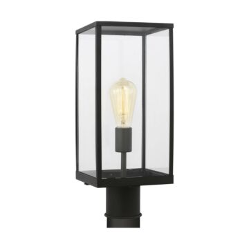 Howell  Post Lantern in Textured Black by Visual Comfort Studio