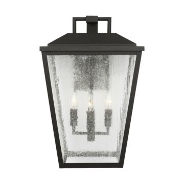 Kennewick  Wall Lantern in Textured Black by Visual Comfort Studio