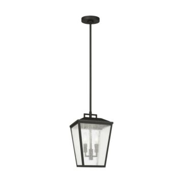Kennewick  Pendant in Textured Black by Visual Comfort Studio