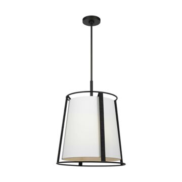 Cortes  Pendant in Midnight Black by Visual Comfort Studio