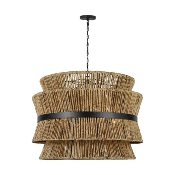 Thurlo  Pendant in Midnight Black by Visual Comfort Studio