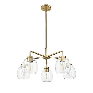 Dawes  Chandelier in Brass by Acclaim Lighting