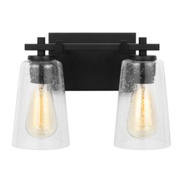 Mercer  Bathroom Vanity Light in Midnight Black by Visual Comfort Studio