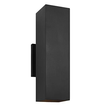 Pohl  Wall Lantern in Textured Black by Visual Comfort Studio