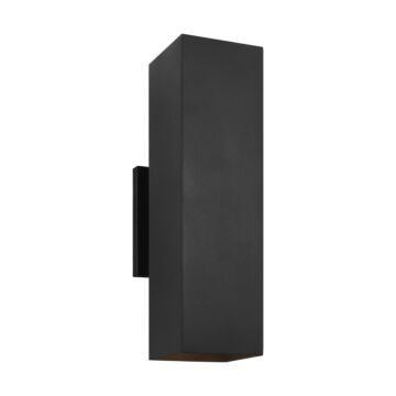 Pohl  Wall Lantern in Textured Black by Visual Comfort Studio