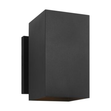 Pohl  Wall Lantern in Textured Black by Visual Comfort Studio