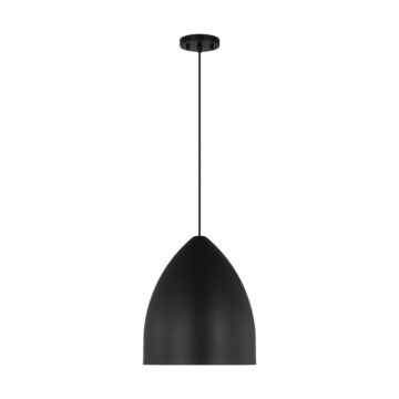 Huron  Pendant in Midnight Black by Visual Comfort Studio