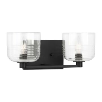 Lochdale  Bathroom Vanity Light in Midnight Black by Visual Comfort Studio