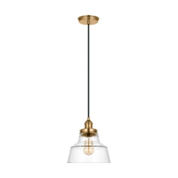 Baskin  Pendant in Satin Brass by Visual Comfort Studio
