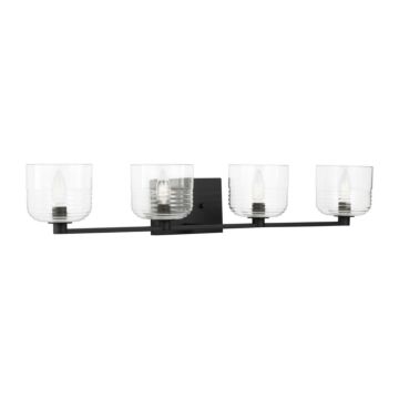 Lochdale  Bathroom Vanity Light in Midnight Black by Visual Comfort Studio