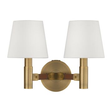 Grayson  Wall Sconce in Time Worn Brass by Visual Comfort Studio