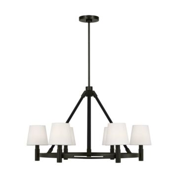 Grayson  Chandelier in Aged Iron by Visual Comfort Studio