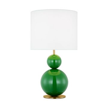 Suki  Table Lamp in Green by Visual Comfort Studio