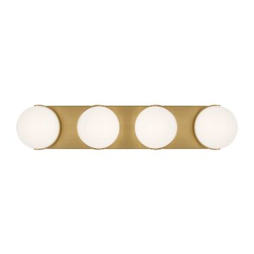 Syrie LED Bathroom Vanity Light in Burnished Brass by Visual Comfort Studio