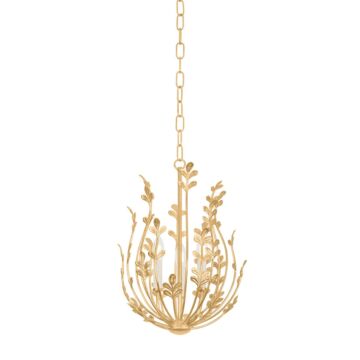 Delmore  Chandelier in Vintage Gold Leaf by Troy Lighting