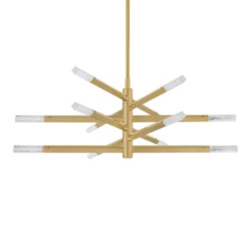 Strasbourg LED Chandelier in Vintage Brass by Corbett Lighting