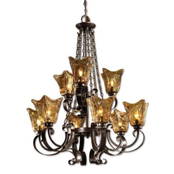 Vetraio Chandelier in Oil Rubbed Bronze by Uttermost
