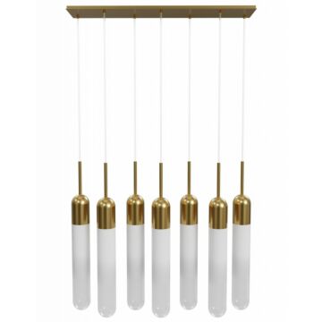 Tribeca  Pendant in Aged Brass by Avenue Lighting