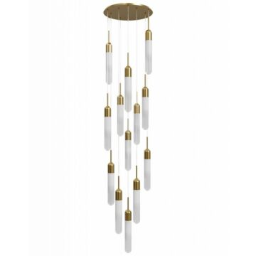 Tribeca  Pendant in Aged Brass by Avenue Lighting