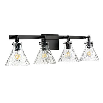 Barlon  Bathroom Vanity Light in Matte Black by Millennium Lighting