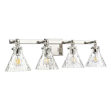Barlon  Bathroom Vanity Light in Polished Nickel by Millennium Lighting