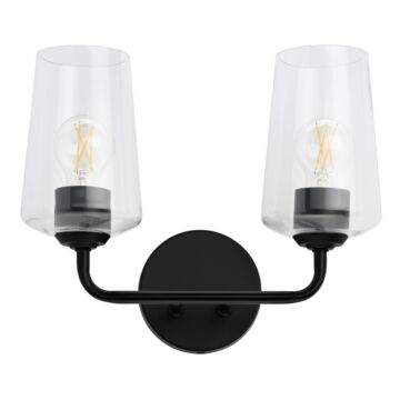 Celino  Bathroom Vanity Light & Bathroom Vanity Light in Black by Progress Lighting