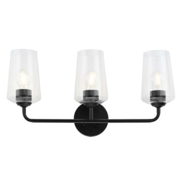 Celino  Bathroom Vanity Light & Bathroom Vanity Light in Black by Progress Lighting