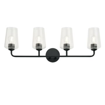 Celino  Bathroom Vanity Light & Bathroom Vanity Light in Black by Progress Lighting