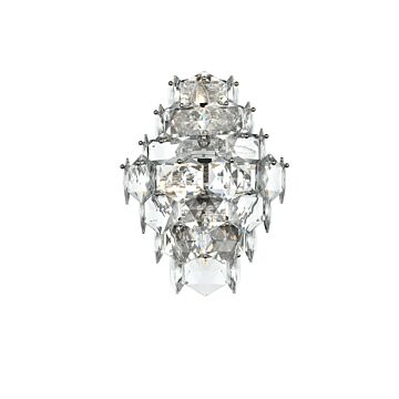 Adaline  Wall Sconce in Chrome by Elegant Lighting