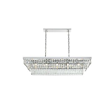 Josephine  Chandelier in Chrome by Elegant Lighting