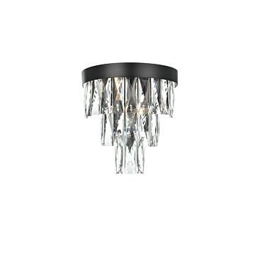 Josephine  Wall Sconce in Black by Elegant Lighting